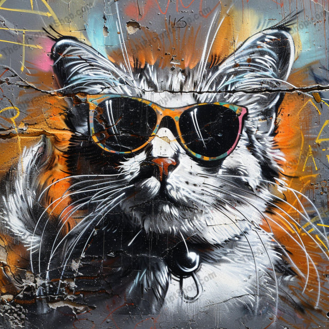 Street Art Style Animal Portrait AI MidJourney Image Prompt, 8872 Animals, midjourney, street art, animal portrait, raccoon art, expressive eyes, mixed media, urban art, whimsical, textured painting, graffiti style, wildlife, vibrant colors, outdoor art, detailed fur, artistic illustration, creative, modern art, stylized animal, urban wildlife, edgy art, unique design, Midjourney, Ai, Ai Image Prompt, Image Prompt, Prompt