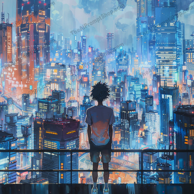 AI MidJourney Image Prompt, Urban Serenity Scenes, 4934chat gpt, chat gpt prompts, chatgpt, chatgpt prompts, Dusk to dawn transitions, Futuristic skylines, Metropolitan silhouettes, midjourney, Neon cityscape, Pastel evening hues, Peaceful urban oasis, Rooftop perspectives, Storybook Illustrations, Tranquil urban moments, Twilight city glow, Urban exploration