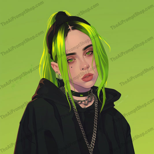 Stylized Portrait Art AI MidJourney Image Prompt, 8344aesthetics, Ai, Ai Image Prompt, art, artistic, bold backgrounds, colorful, contemporary, creative, digital art, dynamic, edgy, expressive, fashion, illustration, Image Prompt, midjourney, modern, portrait, Portraits & People, Prompt, stylized, trendy, unique fashion, vibrant, vibrant colors