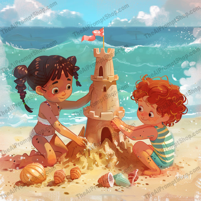 Joyful Childhood Adventures AI MidJourney Image Prompt, 8029AI image prompts, artistic inspiration, childhood adventures, childhood memories, children's art, children's books, colorful scenes, creative illustrations, creative prompts, fun activities, happy childhood, happy kids, heartwarming art, joyful visuals, kid-friendly art, kids at play, midjourney, outdoor fun, playful design, playful kids, storytelling visuals, summer fun, whimsical scenes