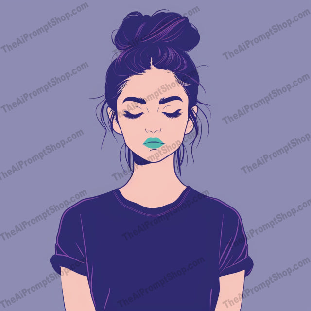 Modern Portrait Illustrations AI MidJourney Image Prompt, 9312 Portraits & People, midjourney, modern, portrait, illustrations, contemporary, hairstyles, bold colors, minimalist, trendy, fashion, graphic design, digital art, youthful, stylish, vibrant, cool, aesthetic, hair, clothing, artwork, creative, Midjourney, Ai, Ai Image Prompt, Image Prompt, Prompt