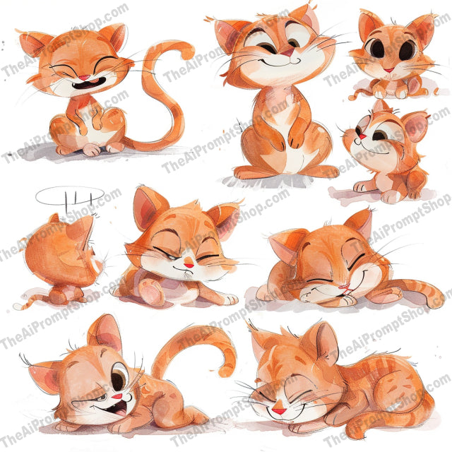 Cute Animal Characters AI MidJourney Image Prompt, 9424 Animals, midjourney, cute animals, whimsical art, animal characters, playful poses, adorable illustration, fox illustration, panda illustration, bunny illustration, cute fox, happy animals, illustrated animals, animal art, cartoon animal, sweet animals, charming illustration, joyful art, endearing characters, cute artwork, animals in action, animal expressions, Midjourney, Ai, Ai Image Prompt, Image Prompt, Prompt