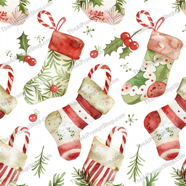 Festive Christmas Magic AI MidJourney Image Prompt, 8395Ai, Ai Image Prompt, cards, charming, cheerful, Christmas, Christmas tree, decor, decorations, festive, holiday, Holidays, illustration, Image Prompt, joy, midjourney, projects, Prompt, reindeer, season, seasonal, snowman, stockings, watercolor, whimsical, winter