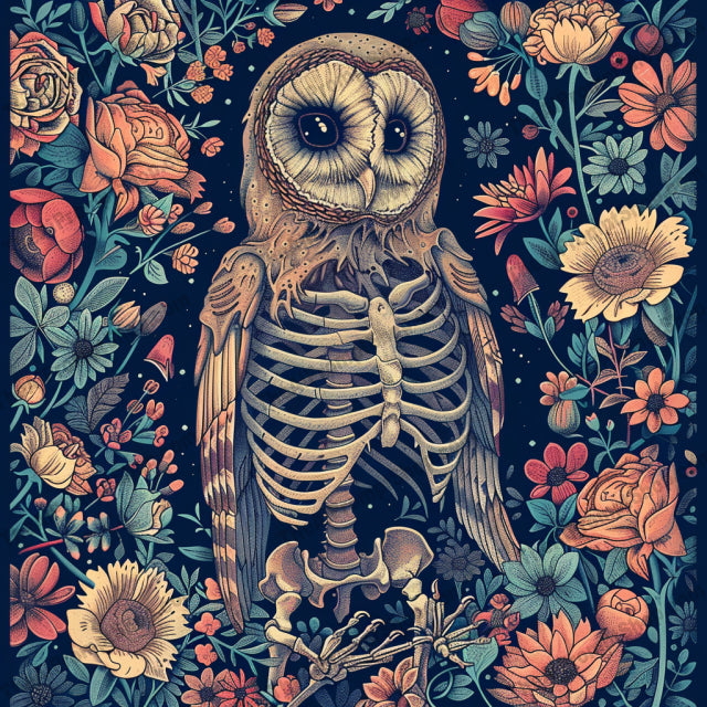 Floral Skeleton Animal Art AI MidJourney Image Prompt, 8675 Animals, midjourney, floral, skeleton, animal, art, illustration, vibrant, colorful, detailed, whimsical, anatomical, nature, fantasy, decorative, unique, creative, flowers, animals with flowers, nature illustration, skeleton art, fantasy art, Midjourney, Ai, Ai Image Prompt, Image Prompt, Prompt