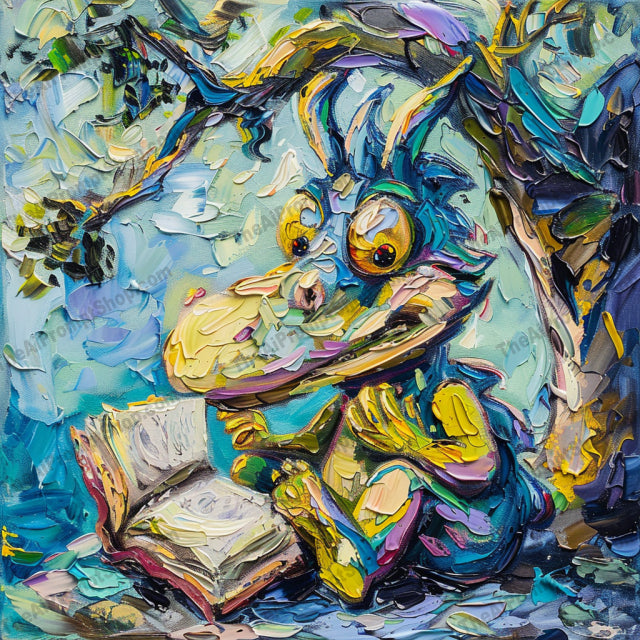 Whimsical Fantasy Art AI MidJourney Image Prompt, 8134art, brushstrokes, captivating, colorful, creativity, dynamic, expressive, fantastical world, fantasy, imaginative, intricate textures, midjourney, playful, stylized, vibrant hues, vivid, whimsical, wonder