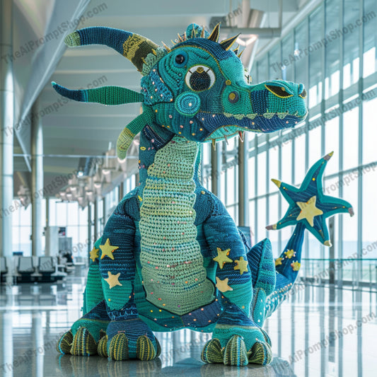 Colorful Crochet Animals in Modern Setting AI MidJourney Image Prompt, 9680 Storybook Illustrations, midjourney, crochet, animal art, handmade, dragon, elephant, giraffe, dog, colorful, whimsical, knitting, yarn art, craft, detailed patterns, modern backdrop, playful, creative, artwork, fiber art, contemporary art, decor, Midjourney, Ai, Ai Image Prompt, Image Prompt, Prompt