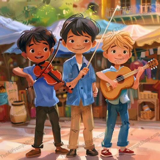 Joyful Childhood Adventures AI MidJourney Image Prompt, 8029AI image prompts, artistic inspiration, childhood adventures, childhood memories, children's art, children's books, colorful scenes, creative illustrations, creative prompts, fun activities, happy childhood, happy kids, heartwarming art, joyful visuals, kid-friendly art, kids at play, midjourney, outdoor fun, playful design, playful kids, storytelling visuals, summer fun, whimsical scenes