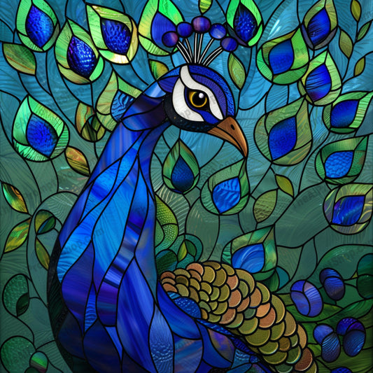Stained Glass Art AI MidJourney Image Prompt, 9359 Animals, midjourney, stained glass, vibrant colors, intricate patterns, artistic style, elegance, beauty, peacock, cat, dragon, sunset, decor, artwork, handcrafted, detailed, decorative, colorful, mosaic, art deco, classic art, glasswork, traditional art, Midjourney, Ai, Ai Image Prompt, Image Prompt, Prompt