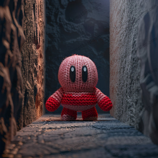Crocheted Characters in Moody Alley AI MidJourney Image Prompt, 9130 Character Art, midjourney, crochet, handmade, characters, colorful, dimly lit, moody, intricate, craft, yarn, art, craftsmanship, crocheted figures, whimsical, artsy, dim light, shadowy, textured, creative, artistic, atmospheric, Midjourney, Ai, Ai Image Prompt, Image Prompt, Prompt