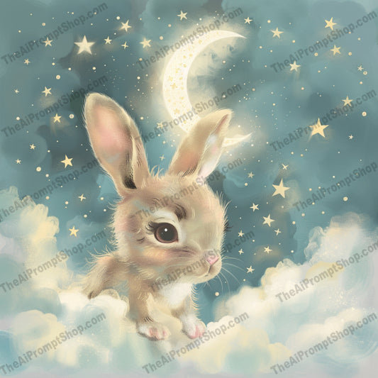 Whimsical Nature Fantasy Art AI MidJourney Image Prompt, 8178animal illustration, decor space, dreamy, enchanting, forestmidjourney, fox, kitten, magic, mystical, owl, pastel, rabbit, soft colors, whimsical nature fantasy art, wonder