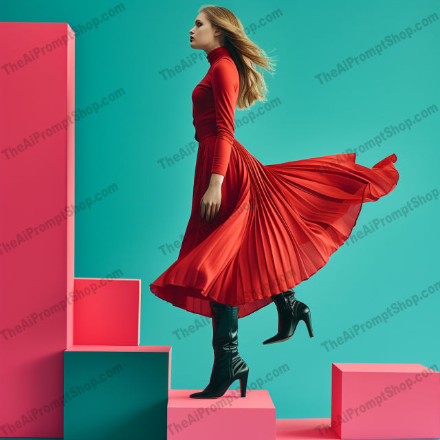 Modern Fashion Photography AI MidJourney Image Prompt, 9530 Fashion & Accessories, midjourney, fashion, modern, stylish, clothing, photography, geometric, vibrant, sophisticated, contemporary, poses, creative, expression, style, trendy, urban, artistic, chic, elegant, bold, colorful, Midjourney, Ai, Ai Image Prompt, Image Prompt, Prompt