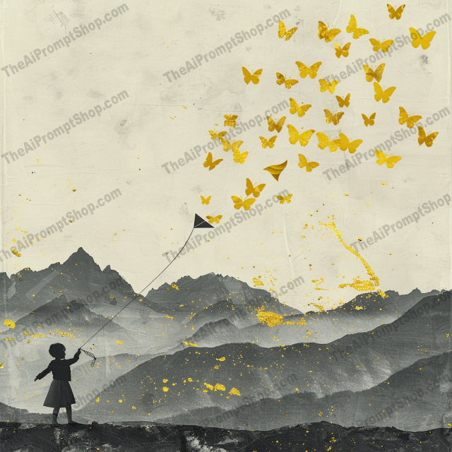 Whimsical Dreamscapes AI MidJourney Image Prompt, 9411 Fantasy, midjourney, whimsical, dreamscape, surreal, landscape, nature, imagination, dreamy, art, creative, fantasy, cityscape, mountains, leaves, butterflies, flowers, waterfall, night sky, silhouette, cat, dog, Midjourney, Ai, Ai Image Prompt, Image Prompt, Prompt