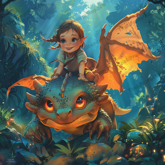 Magical Creatures with Children AI MidJourney Image Prompt, 9044 Animals, midjourney, magical, creatures, children, fantasy, unicorn, phoenix, tortoise, dragon, whimsical, adventure, wonder, illustration, vibrant, fantastical, interaction, nature, mythical, animals, imaginative, playful, Midjourney, Ai, Ai Image Prompt, Image Prompt, Prompt