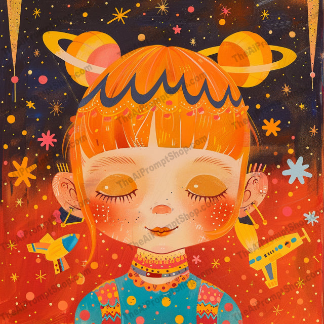 Cosmic Fantasy Portrait AI MidJourney Image Prompt, 8180celestial, colorful, cosmic fantasy portrait, dreamy, galactic, imaginative, intricatemidjourney, otherworldly, planets, psychedelic, space, stars, surrealist art, universe, vibrant, whimsical