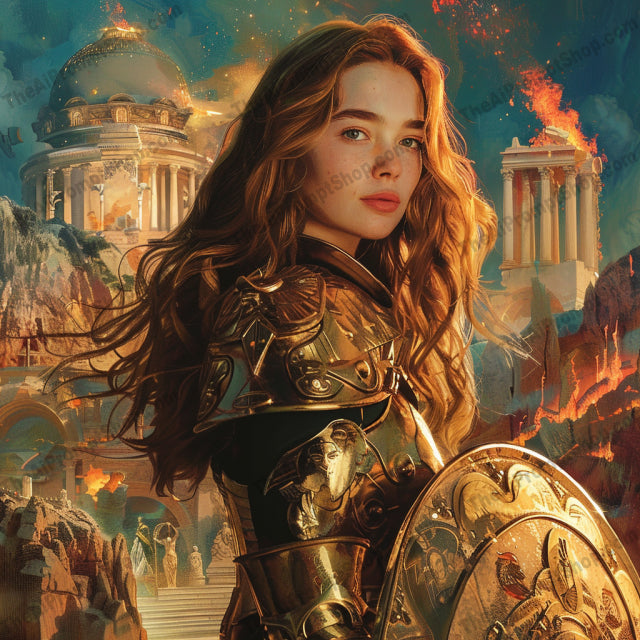 Legendary Queens and Warriors Art AI MidJourney Image Prompt, 8089Egyptian art, elegant art, empowering art, epic art, Greek mythology, historical queens, history-inspired art, medieval art, midjourney, mythical figures, powerful decor, powerful women, regal portraits, warrior queens