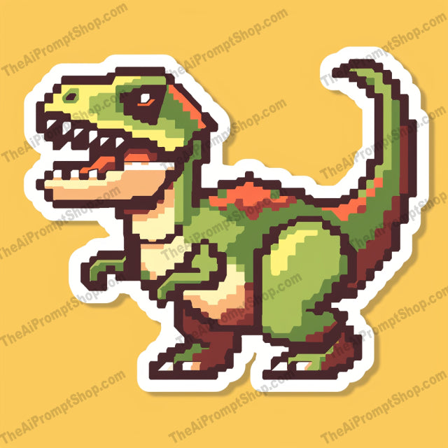 Retro Pixel Art Sticker AI MidJourney Image Prompt, 9518 Stickers, midjourney, retro, pixel art, sticker, nostalgic, video game, pixelated, cute, colorful, vintage, 2D, digital art, graphic design, iconic, fun, collectible, character, decorative, retro game, gaming, old school, Midjourney, Ai, Ai Image Prompt, Image Prompt, Prompt