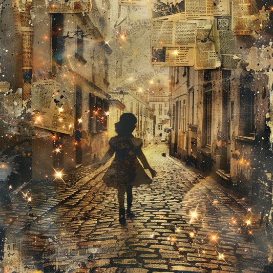 Children in Dreamy Landscapes AI MidJourney Image Prompt, 8871 Animals, midjourney, children, dreamy, landscapes, imaginative, whimsical, nostalgic, fantasy, artistic, vibrant, textured, overlays, walking, exploring, adventure, magic, light effects, collage, memory, innocence, playful, Midjourney, Ai, Ai Image Prompt, Image Prompt, Prompt