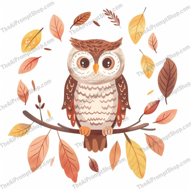 Cute Autumn Animal Art AI MidJourney Image Prompt, 8465adorable, Ai, Ai Image Prompt, art, autumn, bat, cat, cozy, cute, cute animal, fall, fall decor, halloween, Holidays, illustration, Image Prompt, leaves, midjourney, owl, pastel, Prompt, pumpkin, seasonal, soft colors, tree branch, warm scarf, whimsical