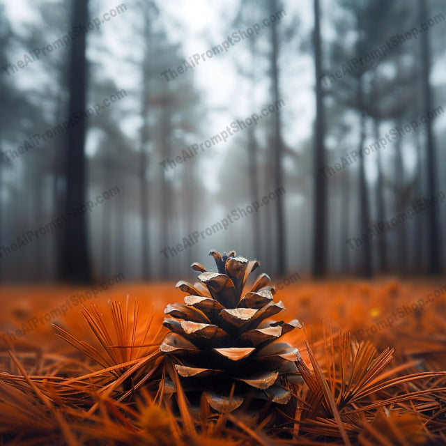 Seasons of Nature's Beauty AI MidJourney Image Prompt, 8004autumn, forest, landscape, leaf, midjourney, misty, natural beauty, nature, outdoors, peaceful, photography, pine cone, serene, snowflake, spider web, tranquility, winter