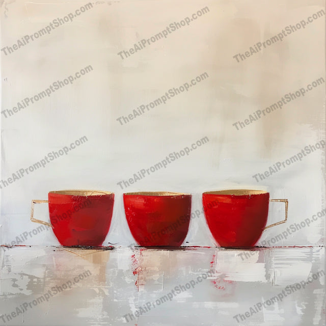 Abstract Still Life Art AI MidJourney Image Prompt, 8144abstract still life art, artistic flair, brushstrokes, contemporary, cups, decor, glasses, impressionistic, midjourney, minimalistic, modern, objects, plates, stylized, textured interiors, vases, vivid colors