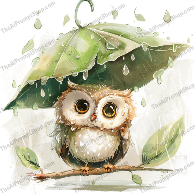 Cute Animals in Rain AI MidJourney Image Prompt, 8858 Animals, midjourney, cute animals, rainy day, umbrellas, raincoats, adorable animals, whimsical art, children's illustration, animal characters, weather theme, illustrated animals, soft colors, storybook art, watercolor style, illustration, kids art, cute illustration, charming animals, animal friends, rainy weather, digital art, Midjourney, Ai, Ai Image Prompt, Image Prompt, Prompt
