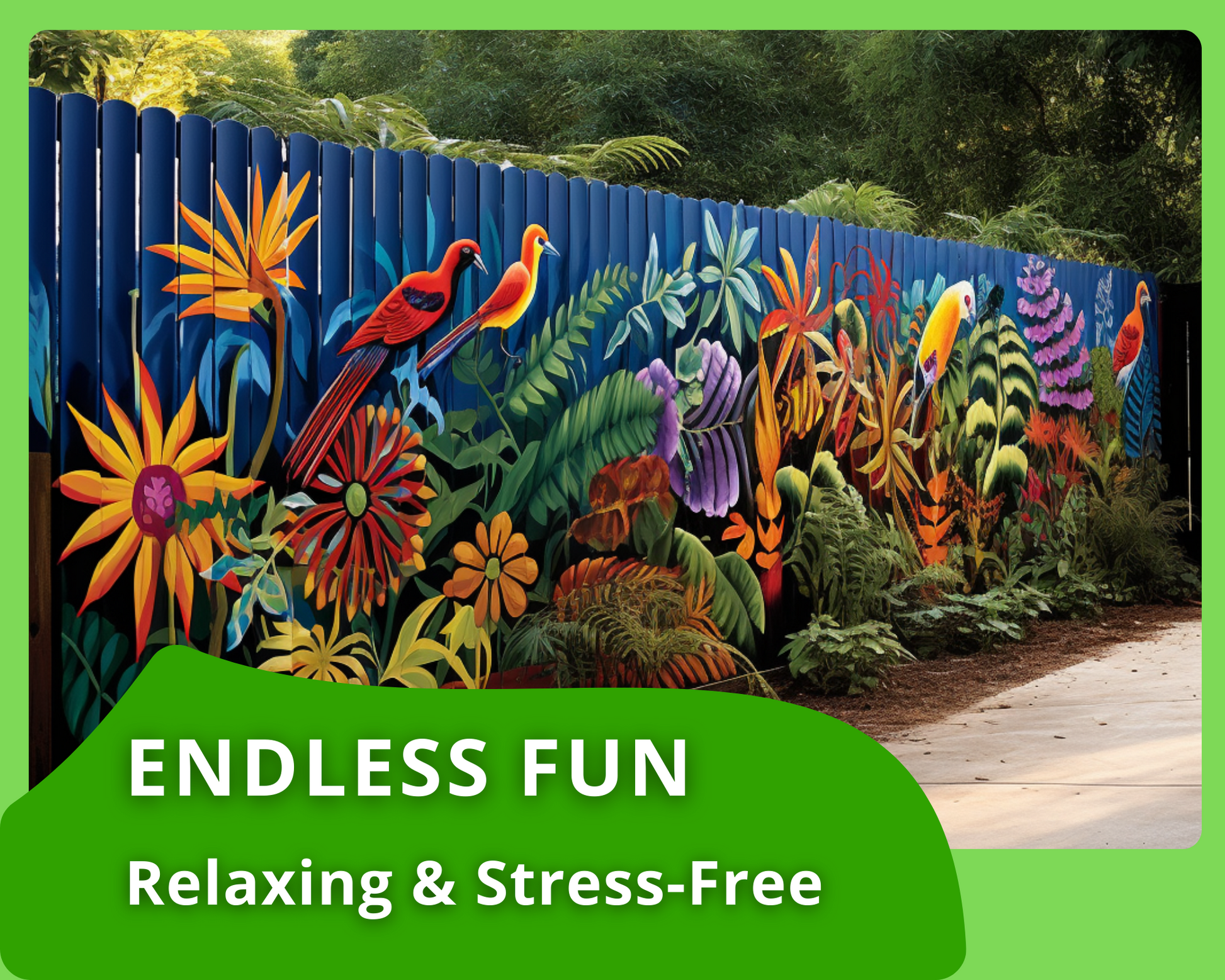 AI Image Prompt for Garden and Landscaping Art