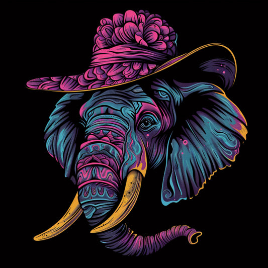 Vibrant Animal Portraits AI MidJourney Image Prompt, 8330Ai, Ai Image Prompt, animal art, artistic, bear, character portraits, colorful, contemporary, decorative, digital art, elephant, eye-catching, fashionable, graphic design, home decor, Image Prompt, lion, midjourney, modern art, neo-expressionist, Prompt, T Shirt Designs, tiger, unique design, vibrant colors, wildlife