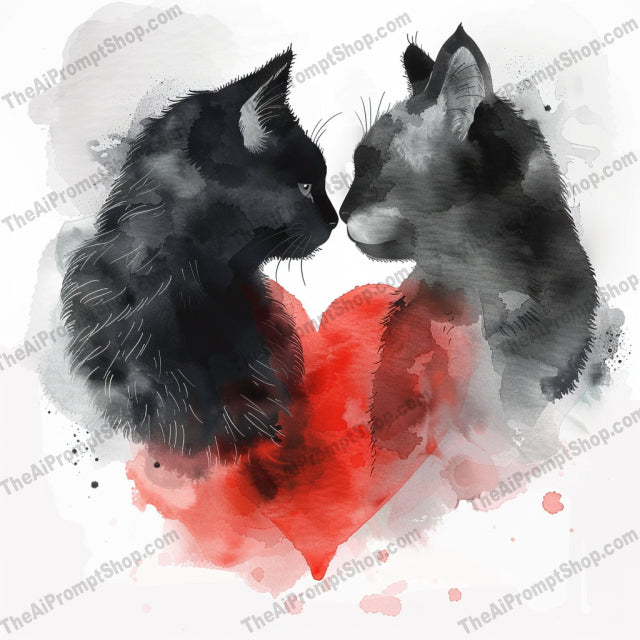 AI MidJourney Image Prompt, Romantic Furry Tales, 4943Animal bonds, Canine companionship, chat gpt, chat gpt prompts, chatgpt, chatgpt prompts, Crimson romance, Emotive pet portraits, Feline affection, Heartfelt encounters, Lovers' lane, midjourney, Puppy love, Storybook Illustrations, Watercolor warmth, Whimsical affection