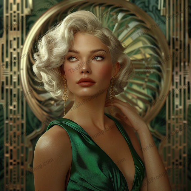 Vintage Glamour Portrait AI MidJourney Image Prompt, 8793 Animals, midjourney, vintage, glamour, art deco, elegant, luxurious, opulent, portrait, woman, classic, timeless, fashion, style, retro, sophisticated, beauty, refined, 1930s, 1940s, photorealistic, photography, Midjourney, Ai, Ai Image Prompt, Image Prompt, Prompt
