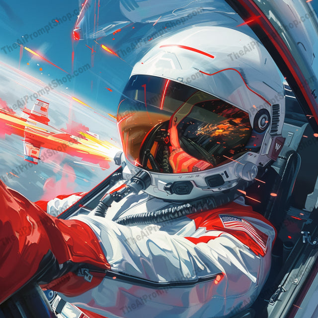 Futuristic Space Explorers and Cyborgs AI MidJourney Image Prompt, 8087astronaut art, bold art, cyberpunk style, cyborgs, dynamic compositions, futuristic art, high-tech designs, midjourney, modern decor, sci-fi enthusiasts, space adventure, space art, space explorers, tech-inspired decor, vibrant art