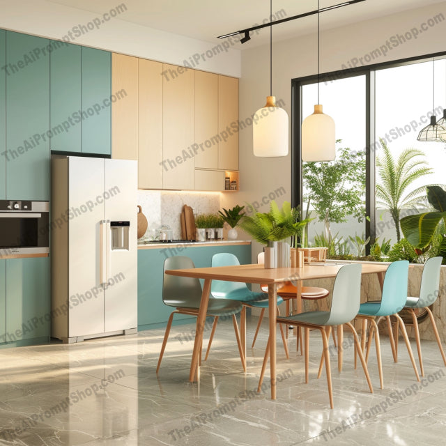 Modern Kitchen Designs AI MidJourney Image Prompt, 9457 Mockups - Interior Design, midjourney, modern kitchen, interior design, kitchen decor, contemporary kitchen, sleek kitchen, kitchen cabinetry, modern appliances, elegant lighting, stylish kitchen, home decor, kitchen furniture, kitchen island, kitchen inspiration, kitchen layout, kitchen renovation, kitchen ideas, interior decor, modern home, kitchen style, kitchen shelves, Midjourney, Ai, Ai Image Prompt, Image Prompt, Prompt