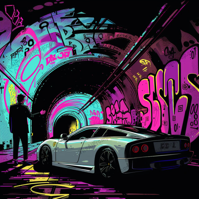 Futuristic Urban Nightscapes AI MidJourney Image Prompt, 8756 Clothing, Fashion & Accessories, midjourney, urban, nightscape, cyberpunk, futuristic, city, neon, vibrant, illustration, graphic art, edgy, modern, classic, cityscape, night, streets, art, design, colorful, electronic, culture, Midjourney, Ai, Ai Image Prompt, Image Prompt, Prompt