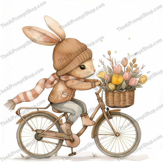 Whimsical Animal Riders AI MidJourney Image Prompt, 8857 Animals, midjourney, whimsical, animal, bicycle, cute, charming, illustration, playful, adventure, magic, decor, artwork, fantasy, nature, adorable, transportation, childlike, fun, imaginative, character, creative, Midjourney, Ai, Ai Image Prompt, Image Prompt, Prompt