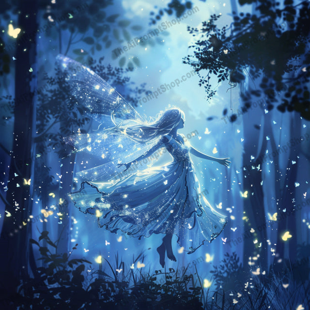 Enchanted Realms Fantasy Creatures AI MidJourney Image Prompt, 8097dreamlike worlds, enchanted realms, enchanting landscapes, fairies, futuristic fantasy, imaginative decor, magical worlds, mermaids, midjourney, mystical art, otherworldly art, robots, unicorns, whimsical decor