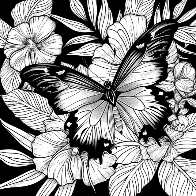 Intricate Black and White Nature Illustrations AI MidJourney Image Prompt, 9332 Landscapes & Paintings, midjourney, black and white, nature, illustration, detailed, whale, butterfly, owl, deer, floral, serene, artistic, drawing, wildlife, flora, fauna, monochrome, sketch, line work, shading, ink, Midjourney, Ai, Ai Image Prompt, Image Prompt, Prompt