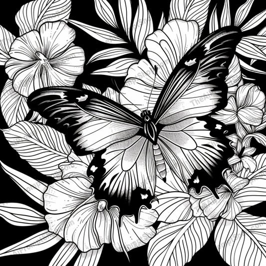 Intricate Black and White Nature Illustrations AI MidJourney Image Prompt, 9332 Landscapes & Paintings, midjourney, black and white, nature, illustration, detailed, whale, butterfly, owl, deer, floral, serene, artistic, drawing, wildlife, flora, fauna, monochrome, sketch, line work, shading, ink, Midjourney, Ai, Ai Image Prompt, Image Prompt, Prompt