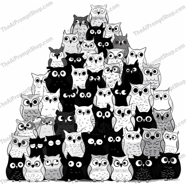 Cute Animal Pyramids AI MidJourney Image Prompt, 8929 Animals, midjourney, animals, pyramids, rabbits, guinea pigs, cats, owls, illustration, whimsical, cute, adorable, monochromatic, black and white, stacked animals, playful, charming, character art, artwork, cute animals, animal illustration, pyramid composition, Midjourney, Ai, Ai Image Prompt, Image Prompt, Prompt