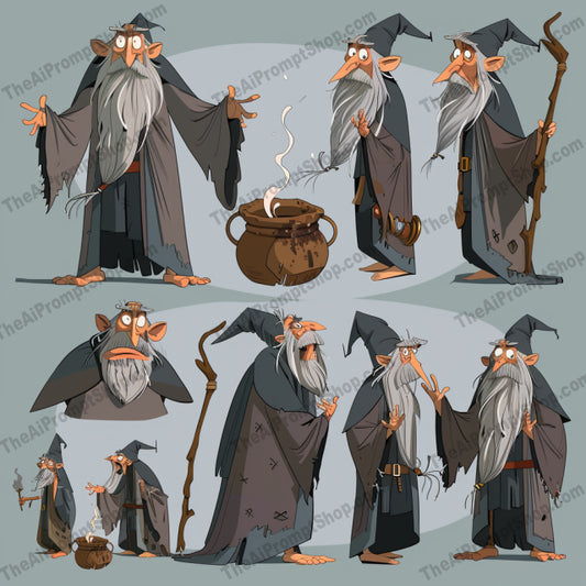 Fantasy Character Concepts AI MidJourney Image Prompt, 8139adventure, attire, cartoon, character design, concept art, detailed, drawing, emotions, fantasy, fantasy art, goblins, illustration, imaginative, mechanical details, midjourney, pirate, playful, robots, sketches, steampunk, whimsical, wizard