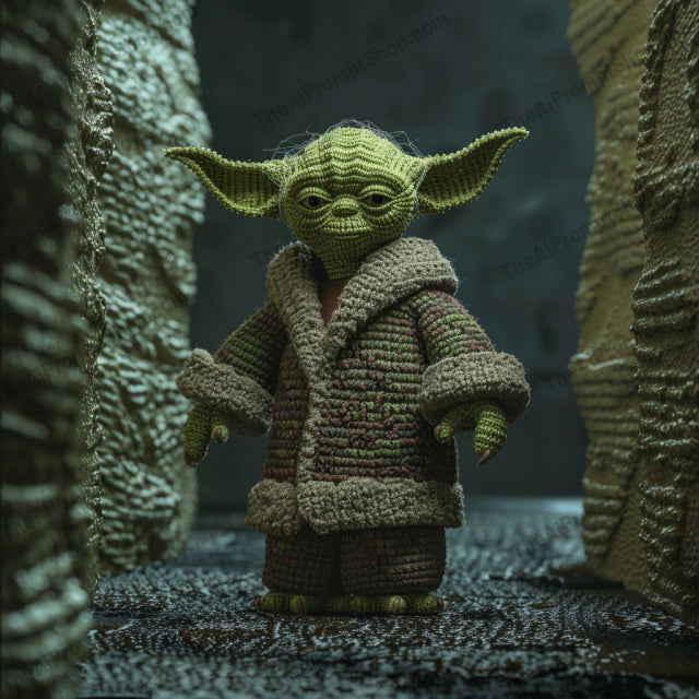 Crocheted Characters in Moody Alley AI MidJourney Image Prompt, 9130 Character Art, midjourney, crochet, handmade, characters, colorful, dimly lit, moody, intricate, craft, yarn, art, craftsmanship, crocheted figures, whimsical, artsy, dim light, shadowy, textured, creative, artistic, atmospheric, Midjourney, Ai, Ai Image Prompt, Image Prompt, Prompt