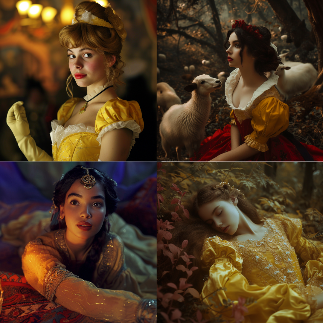 Character art in a storybook style created from an AI image prompt.