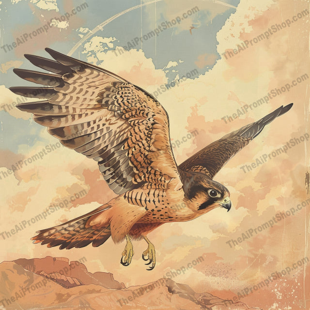 Majestic Birds in Nature AI MidJourney Image Prompt, 8185artistic, captivating, colorful, decormidjourney, detailed, freedom, illustration, intricate, majestic bird, natural beauty, nature art, painting, scenic, soaring, tranquility, vivid, wildlife, wonder