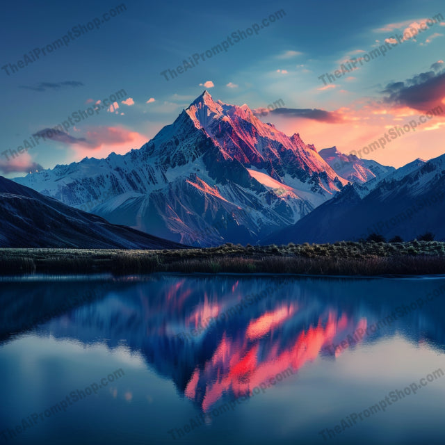 Reflective Nature Landscapes AI MidJourney Image Prompt, 9681 Landscapes & Paintings, midjourney, nature, landscape, reflection, serene, mountains, sand dunes, forest, tranquility, sunset, sunrise, water reflection, scenic view, natural beauty, outdoors, peaceful, calming, majestic, environment, wilderness, sky, clouds, Midjourney, Ai, Ai Image Prompt, Image Prompt, Prompt