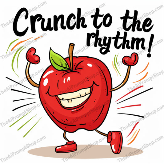 Dancing Food Characters AI MidJourney Image Prompt, 8923 Animation & Cartoons, midjourney, dancing food, food characters, fun illustration, playful food, cheerful art, food with faces, cartoon food, happy food, energetic illustration, food dance, funny food, apple character, carrot character, pizza character, taco character, food party, comic food, illustrated food, dancing apple, dancing carrot, dancing pizza, dancing taco, Midjourney, Ai, Ai Image Prompt, Image Prompt, Prompt