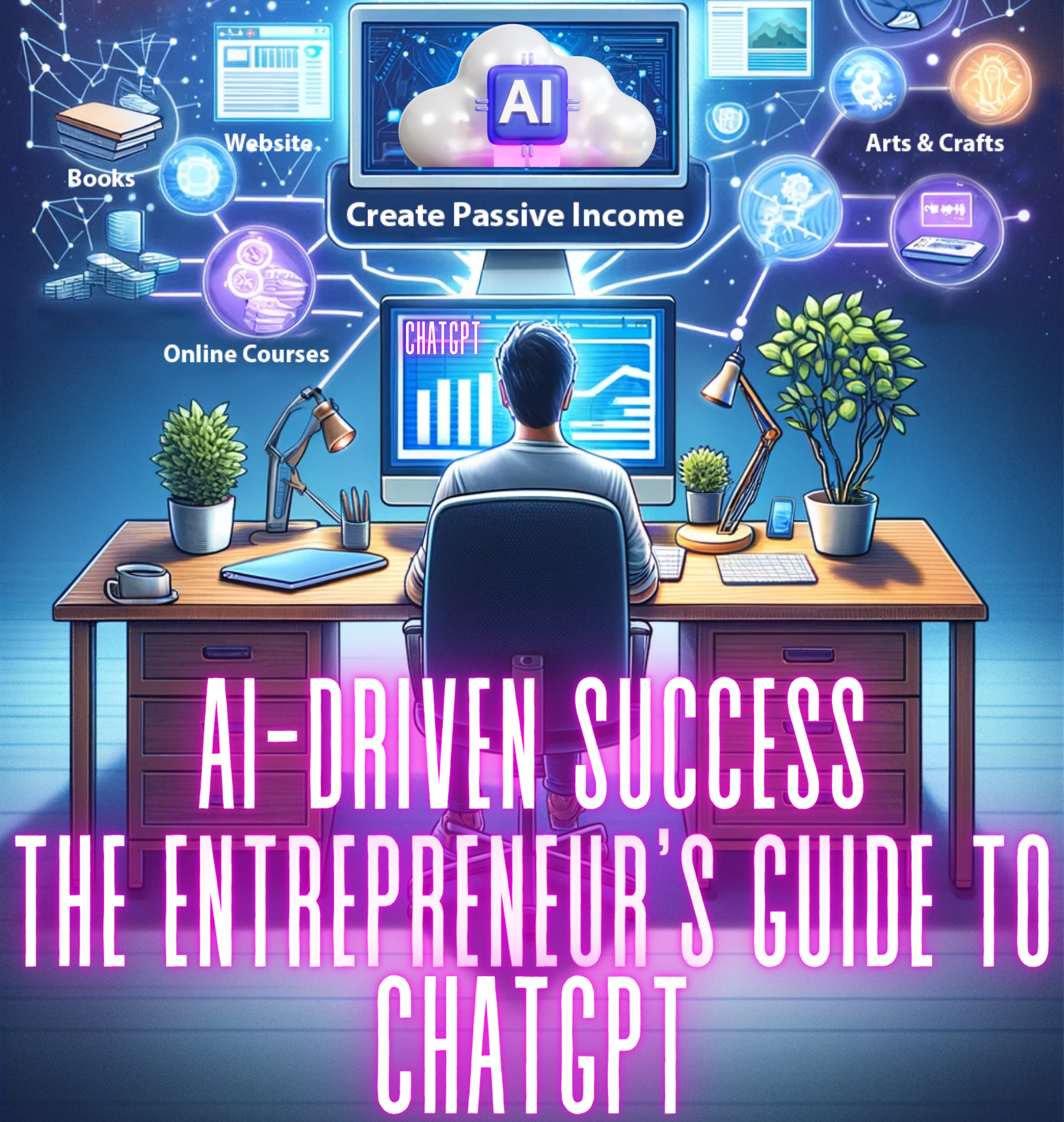 AI Driven Successai, AI Book, Chatgpt prompts, ebook, entrepreneur guide, pasive icome
