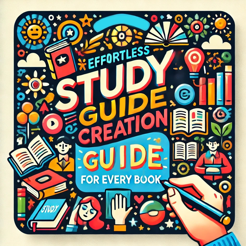 Book Study Guide ChatGPT Prompt Generator | Customizable, Time-Saving, and Comprehensivebook analysis, book club tools, book study guide, book summaries, ChatGPT Generator, ChatGPT Tools, customizable study guides, literary analysis tool, literature study guide, student study aids, study guide generator, teacher resources