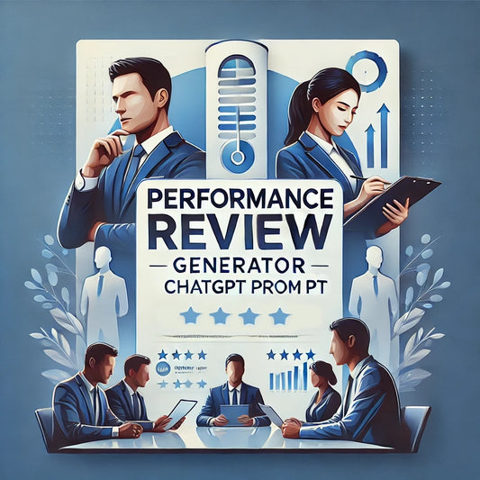 Employee Performance Review GeneratorAI HR Tool, AI Review Tool, AI-Driven Reviews, Chat GPT, Chat GPT Prompts, ChatGPT, ChatGPT Commands, ChatGPT Generator, ChatGPT Tools, Employee Evaluations, Employee Feedback Tool, HR Performance Reviews, Performance Review Generator, Professional Review Tool