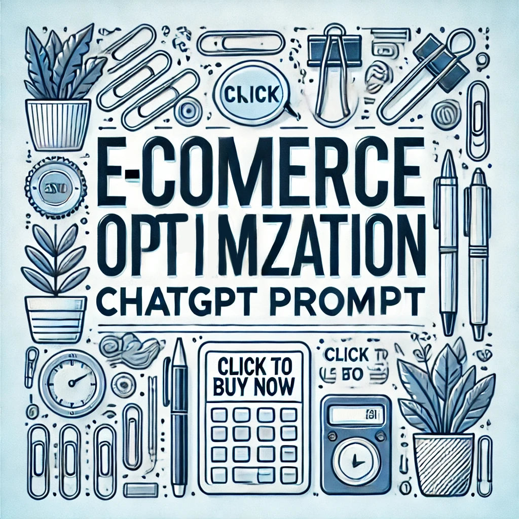 Ultimate E-commerce Optimization Guide | ChatGPT Tool for Online SuccessAnalytics Reporting, Chat GPT, Chat GPT Prompts, ChatGPT, ChatGPT Generator, ChatGPT Prompts, ChatGPT Tools, CRO Techniques, Customer Support, E-commerce Optimization, Inventory Management, Marketing Strategies, Personalization Tools, Security Measures, SEO Strategies, UX Design, Website Performance