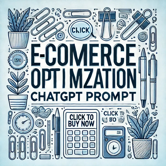 Ultimate E-commerce Optimization Guide | ChatGPT Tool for Online SuccessAnalytics Reporting, Chat GPT, Chat GPT Prompts, ChatGPT, ChatGPT Generator, ChatGPT Prompts, ChatGPT Tools, CRO Techniques, Customer Support, E-commerce Optimization, Inventory Management, Marketing Strategies, Personalization Tools, Security Measures, SEO Strategies, UX Design, Website Performance