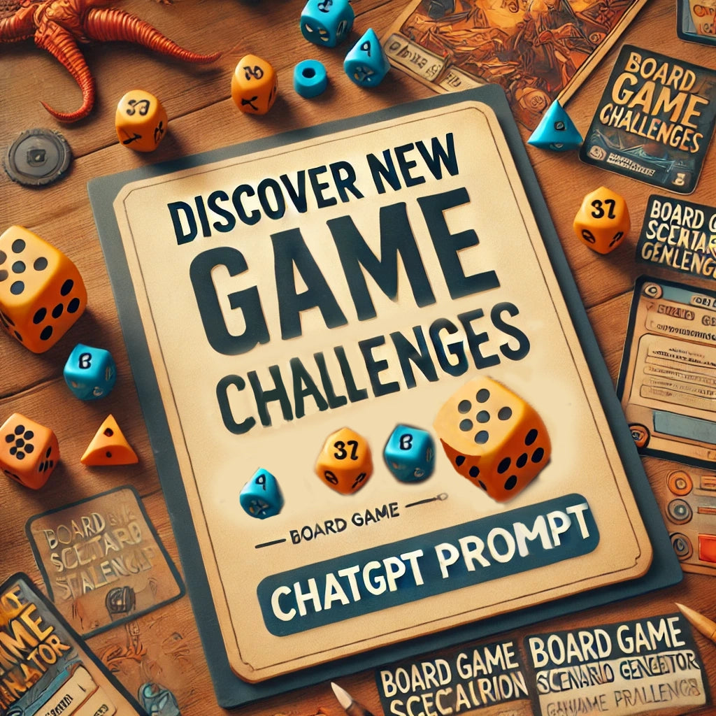 Board Game Scenario Creator | ChatGPT Tool for Unique Game NightsBoard Game Enhancer, Board Game Expansion, Board Game Scenario Creator, Chat GPT, Chat GPT Prompts, ChatGPT, ChatGPT Generator, ChatGPT Prompts, ChatGPT Tools, Custom Game Scenarios, Game Night Tool, Game Rules Generator, Printable Scenario Cards, Unique Game Challenges