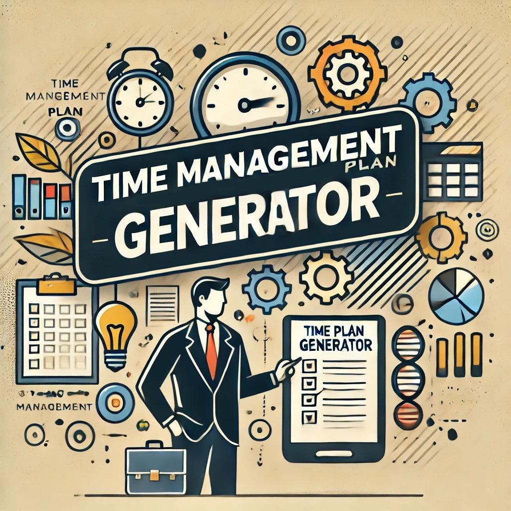 AI Time Management Plan Generator | Enhance Productivity with ChatGPT ToolAI Productivity, AI Time Management, Chat GPT, Chat GPT Prompts, ChatGPT, ChatGPT Generator, ChatGPT Prompts, ChatGPT Tools, Productivity Tools, Schedule Planning, Task Prioritization, Time Management AI, Time Management Commands, Time Management Guide, Time Management Tool